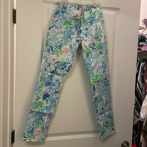 Lilly Pulitzer, printed pant, 0